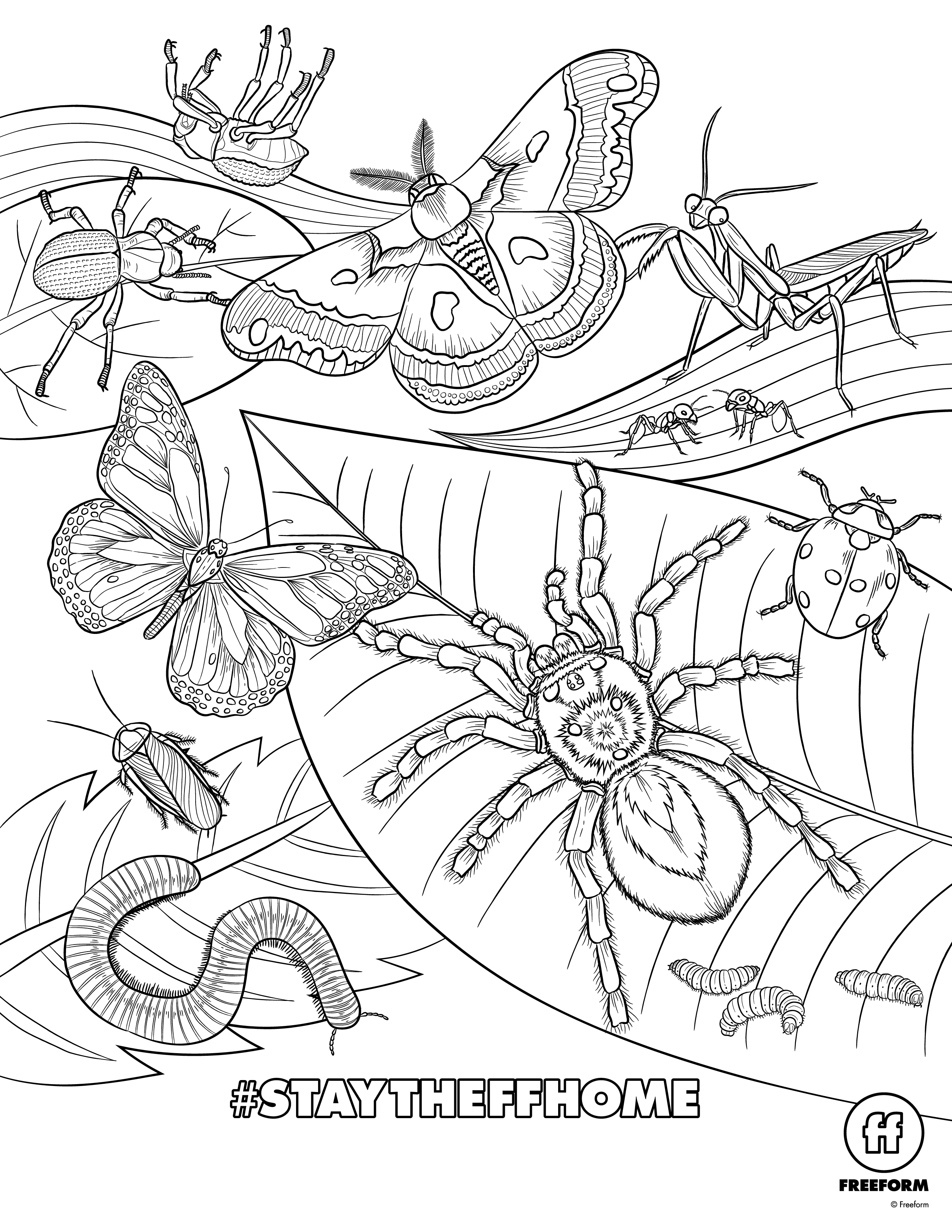 Download Download Exclusive Adult Coloring Book Pages Inspired By Your Favorite Freeform Shows Freeform Updates